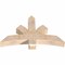 Ekena Millwork Davenport Smooth Timber Gable Bracket, Douglas Fir, 48"W x 30"H x 5 1/2"D x 5 1/2"F, 15/12 Pitch GBW048X30X0606DAV00SDF - alternate 5